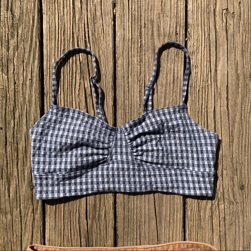 Free people spaghetti strap crop top